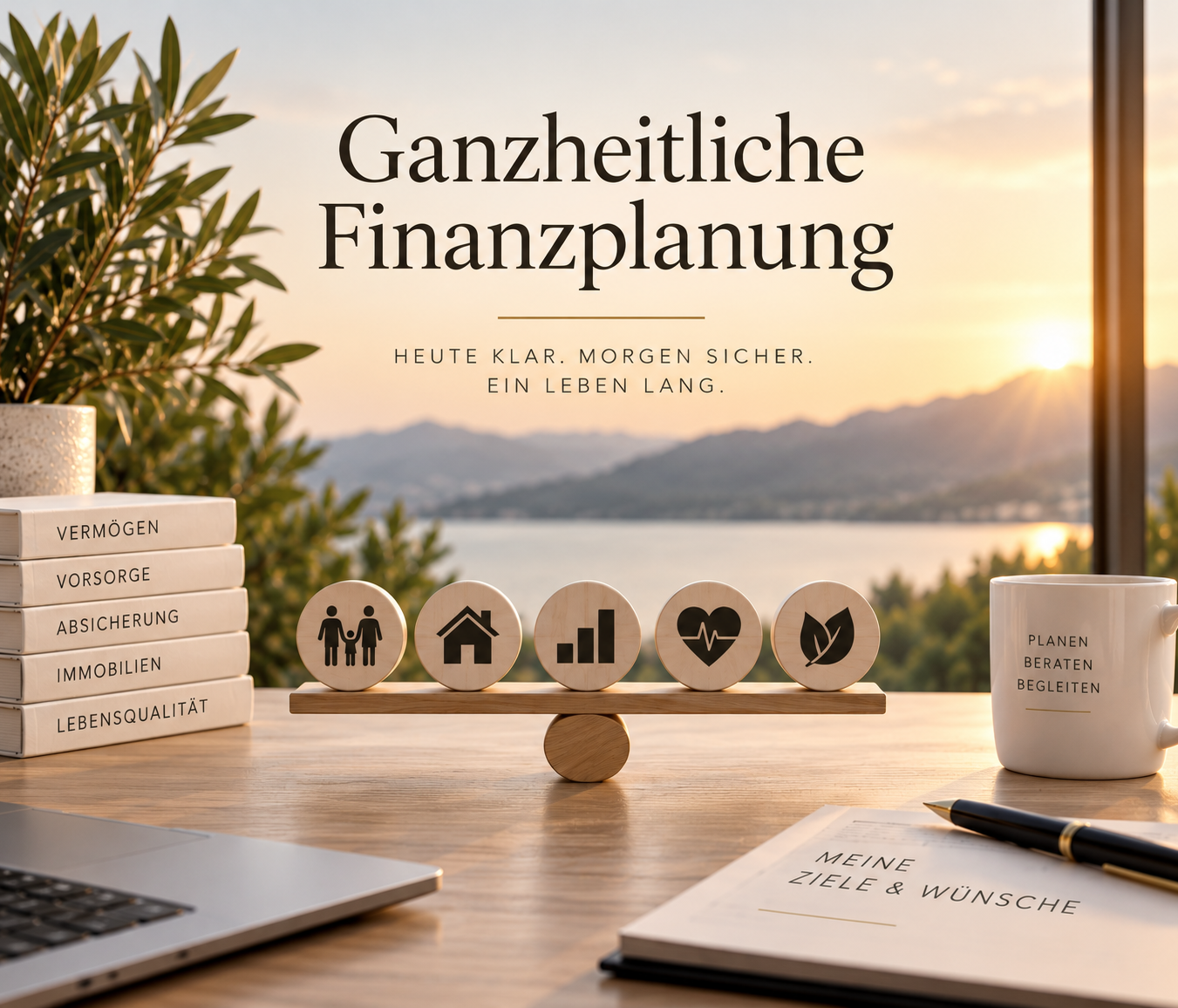 Ganzheitliche Finanzplanung Ganzheitliche Finanzplanung mit Vermögen, Vorsorge, Absicherung und Immobilien